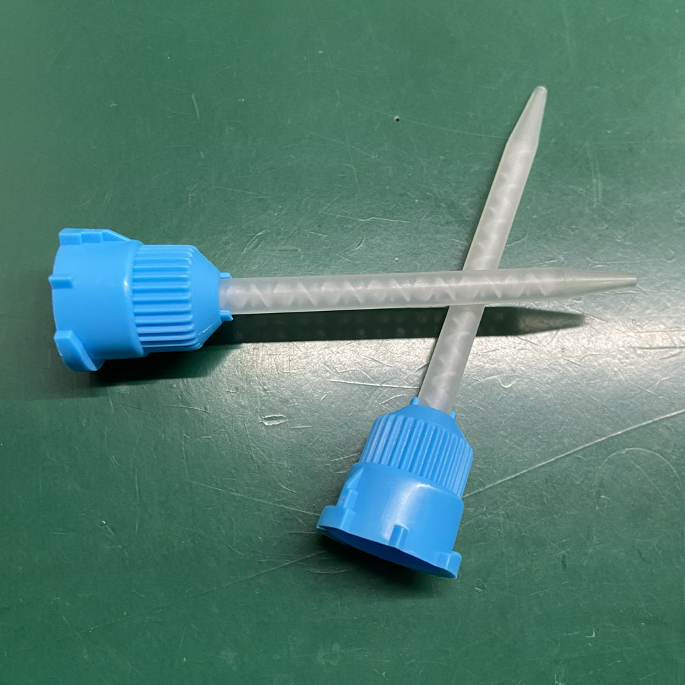 Plastic Mixer Tubes Tip 50ml 1:1 Resin Epoxy Adhesive Static Mixing Nozzle Tip for AB Gun