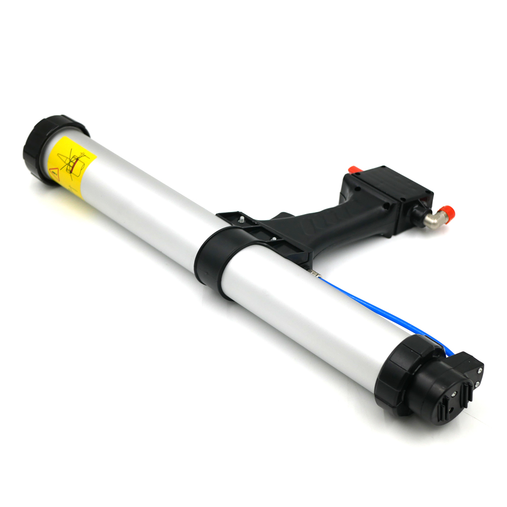 Extended caulking gun 7