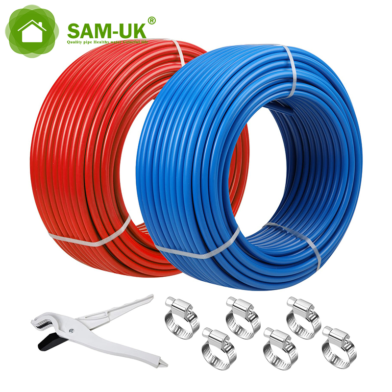 PEX A Fitings tuberías de plomería Agua EVOH PEX-A Comercio de herramientas de compra 3/4 12 mm Negro PEX-B de 20 mm Aislamiento y tubería de ajuste