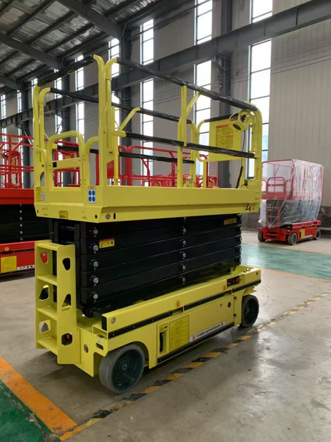 gtjz10自驱动的电剪刀升降机自倾斜剪刀升降台桌