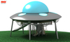 Estrutura de jogo ao ar livre de nave espacial UFO