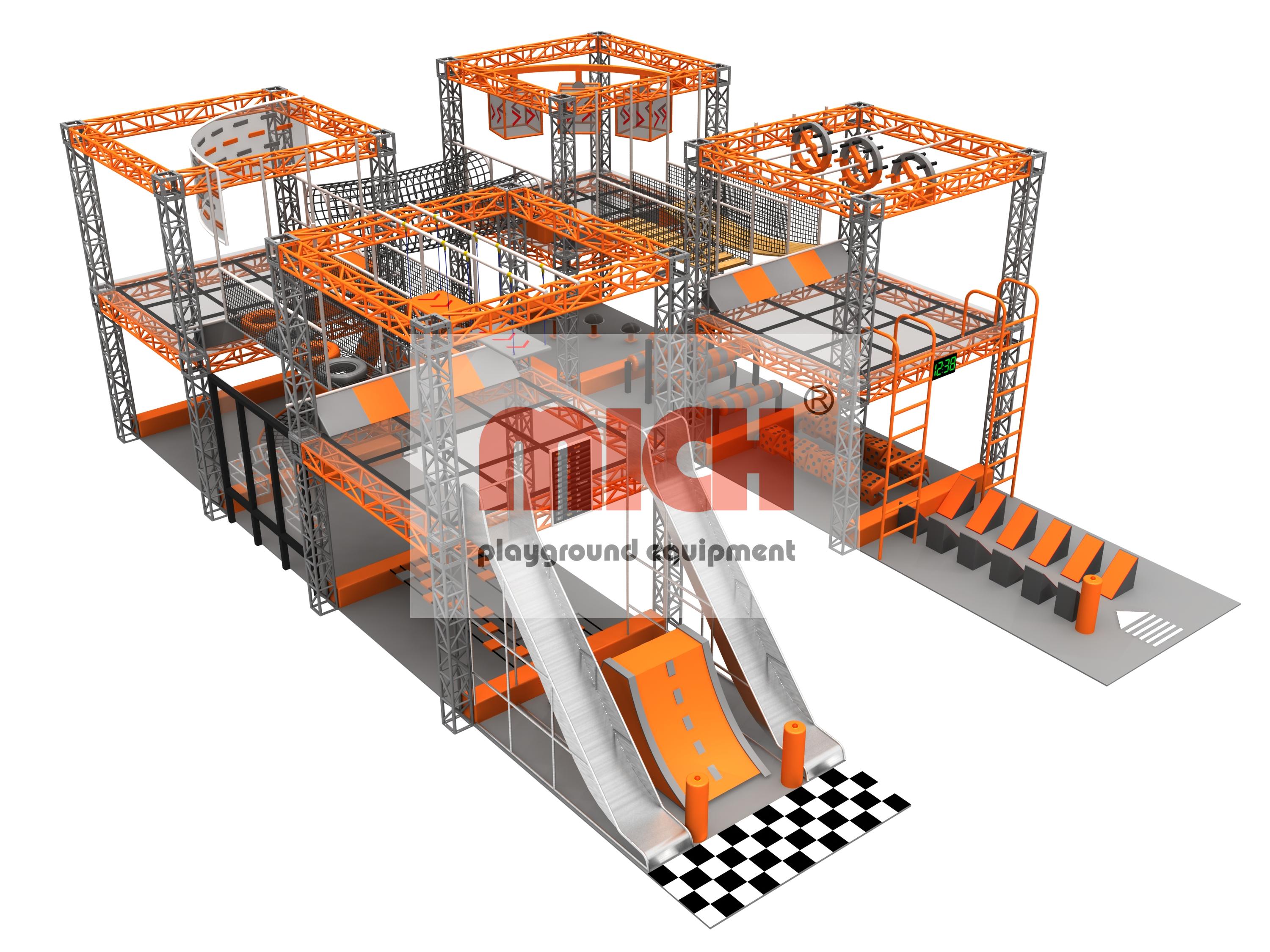 Mich 2024 New Design Indoor 2-Lever Ninja Park