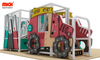Kids Cartoon Innenspielplatz mit Trampolin kleinem Set