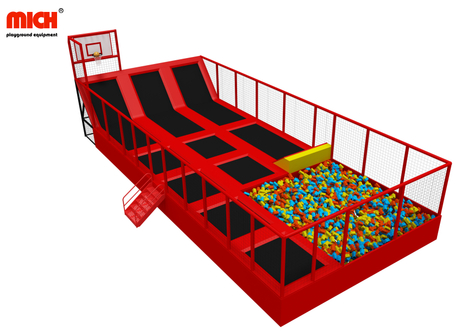 9130D 112 SQM Pit de espuma Parque de trampolim personalizado