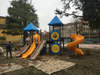 5 pistas deslizam crianças playground ao ar livre