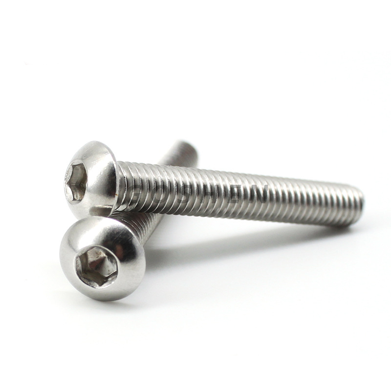 الفولاذ المقاوم للصدأ ISO7380 316 Hexagon Socket Button Bolt 