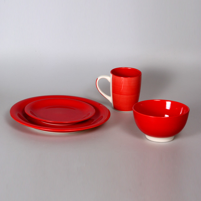 16pcs Ceramic Hand Painted Dinner Set