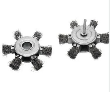 Brosses circulaires avec tige 