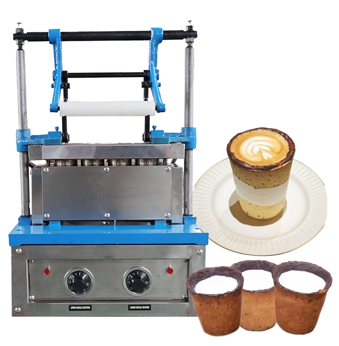 Edible tea/coffee cup making machine