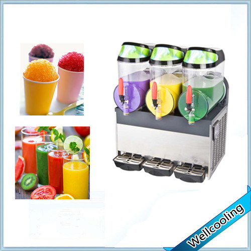 10 Liters Triple Tanks Granita Frozen Juice Ice Slush Machine