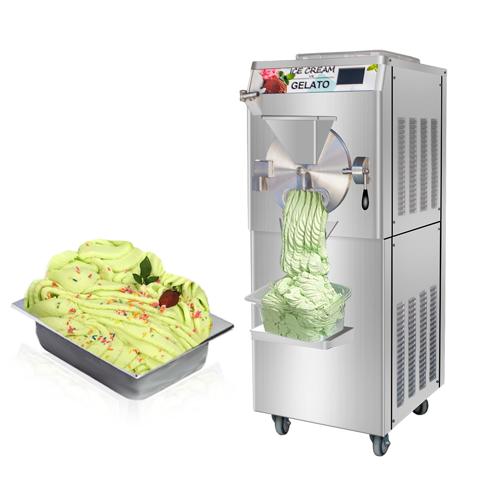What are the different components of a commercial slushy machine?