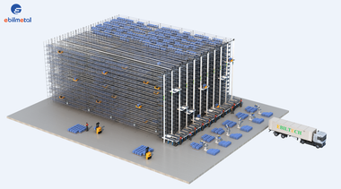 Shuttle racks, three-dimensional storage racks, drip-hole racks, heavy ...