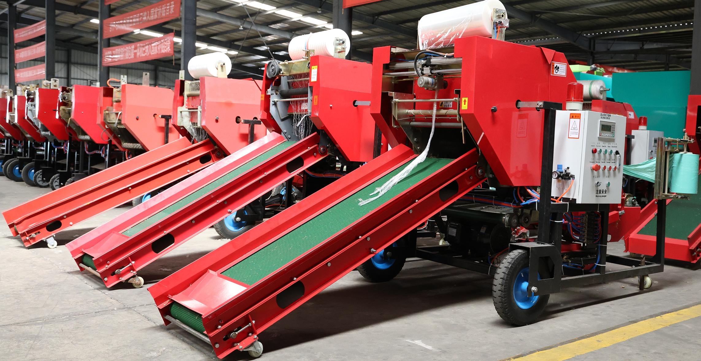 How to Press the Straw into Round Bales?