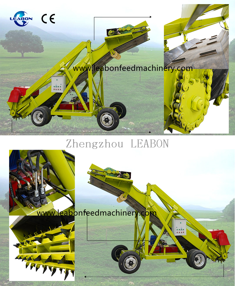 Farm Use Automatic Cattle Feed Loading Machine Mobile Silage Loader Machine