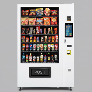 DV5000C10 Máquina expendedora combinada de alta capacidad con pantalla táctil de 10 ' - Máquina expendedora de refrigerios y bebidas con 60 selecciones