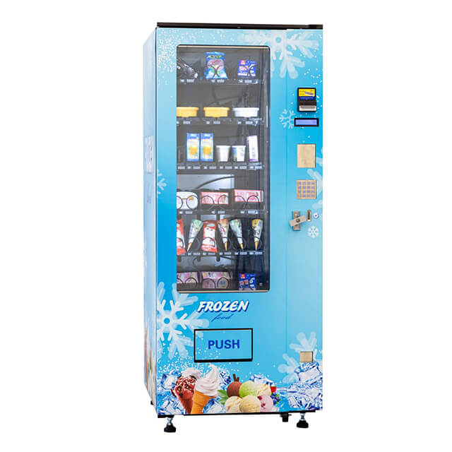 Máquina expendedora de helado duro congelado VCM3000F para alimentos frescos congelados