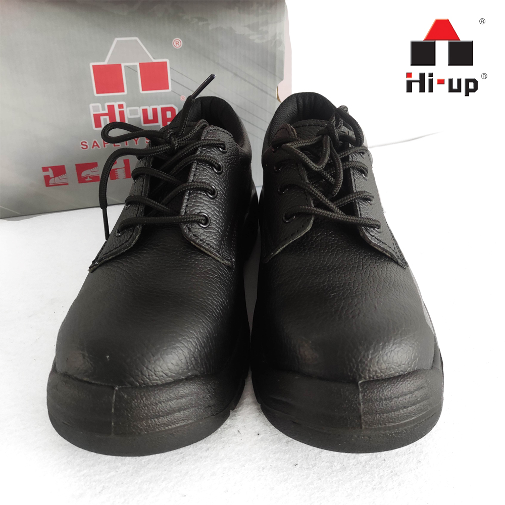 High quality Embossed leather lightweight waterproof breathable industrial protective safety shoes Calzado de seguridad