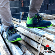 Low cut product China Factory make Comfortable Steel Toe flynit indoor work Safety Shoes Work Calzado de seguridad