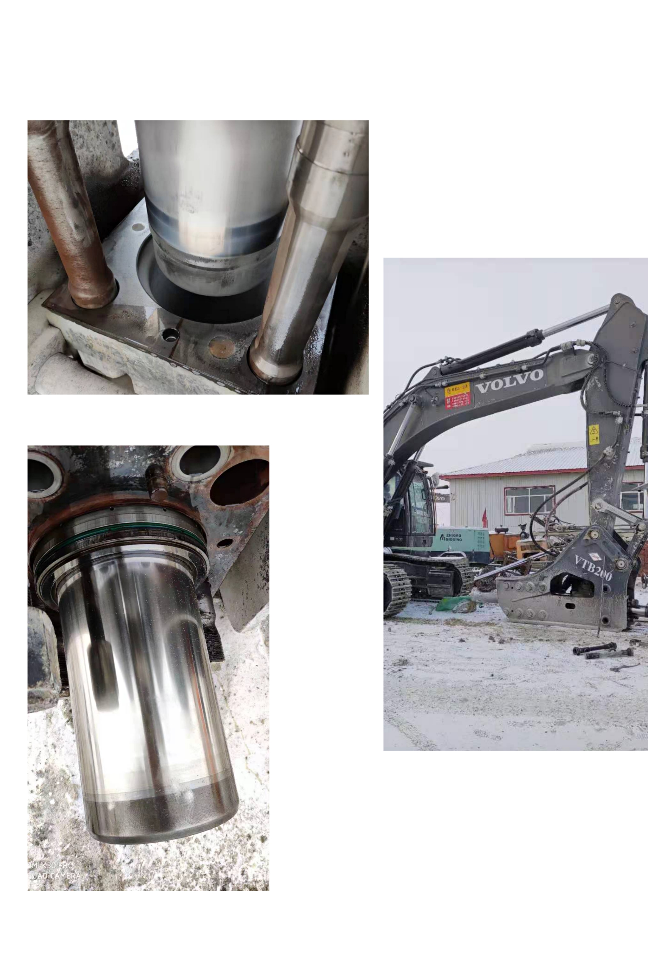 Heavy duty hydraulic breaker from slym company maintenance 