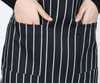 Black And White Stripes Apron