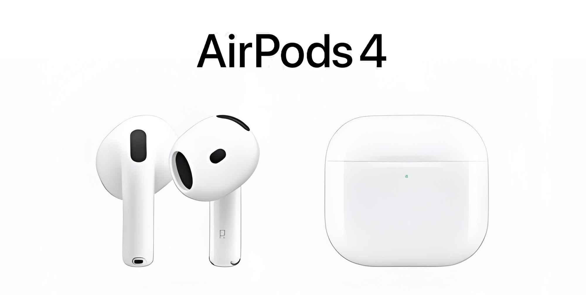 APPLE AirPods 4&ordm; fone de ouvido Bluetooth sem fio m&aacute;gico l Experi&ecirc;ncia de &aacute;udio poderosa &middot; Resistente ao suor &middot; EQ adaptativo &middot; 