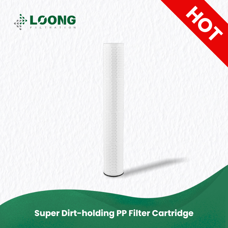 Super Dirt-holding PP Filter Cartridge Cartucho de filtro de PP súper retenedor de suciedad