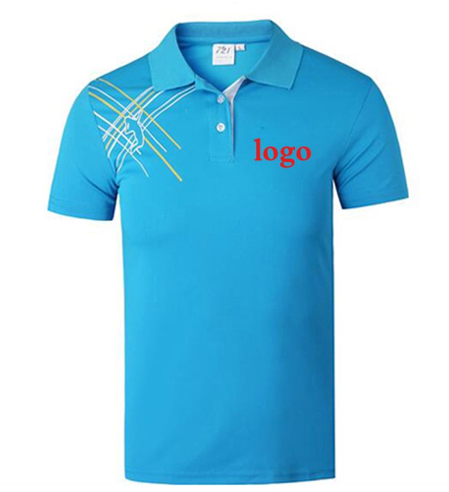 Custom logo printed sports golf polo tshirt