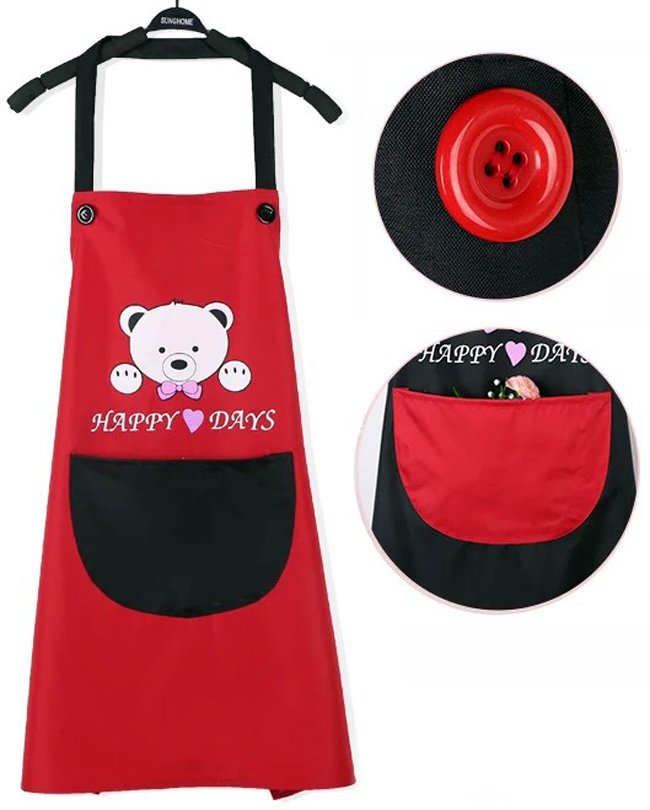 Cartoon Bear Apron