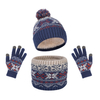 Winter Ladies Hat Neckwarmer Glove Set