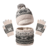 Custom Unisex Winter Warm Knitted Set
