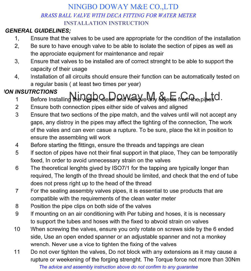 V&aacute;lvula de bola bloqueable de lat&oacute;n de alta calidad de la f&aacute;brica de OEM / ODM China Cylider