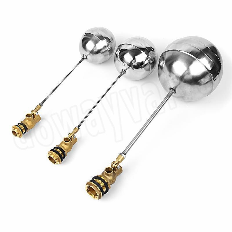 Robinet &agrave; bille flottant en laiton pour r&eacute;servoir d'eau