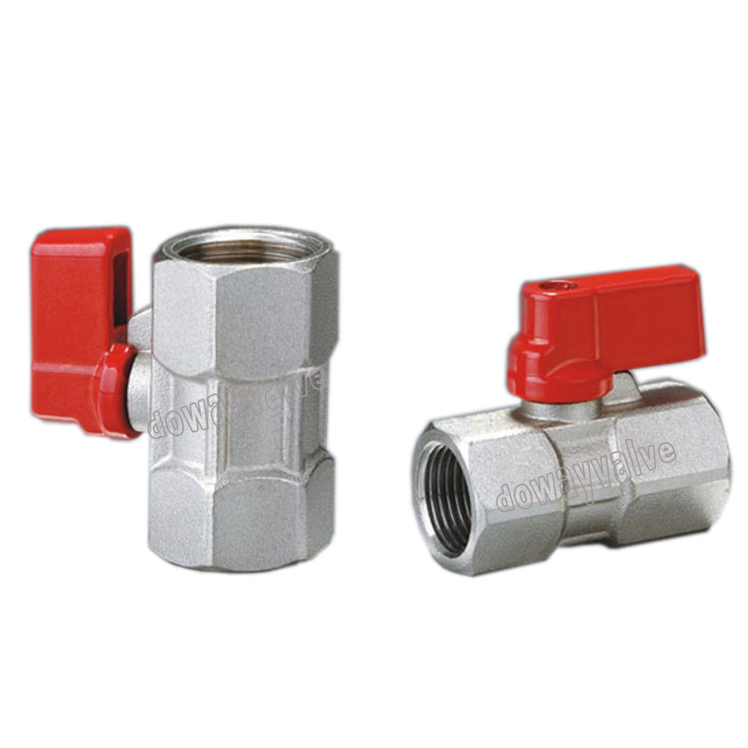 Vannes &agrave; boisseau sph&eacute;rique en laiton chrom&eacute; avec poign&eacute;es amovibles