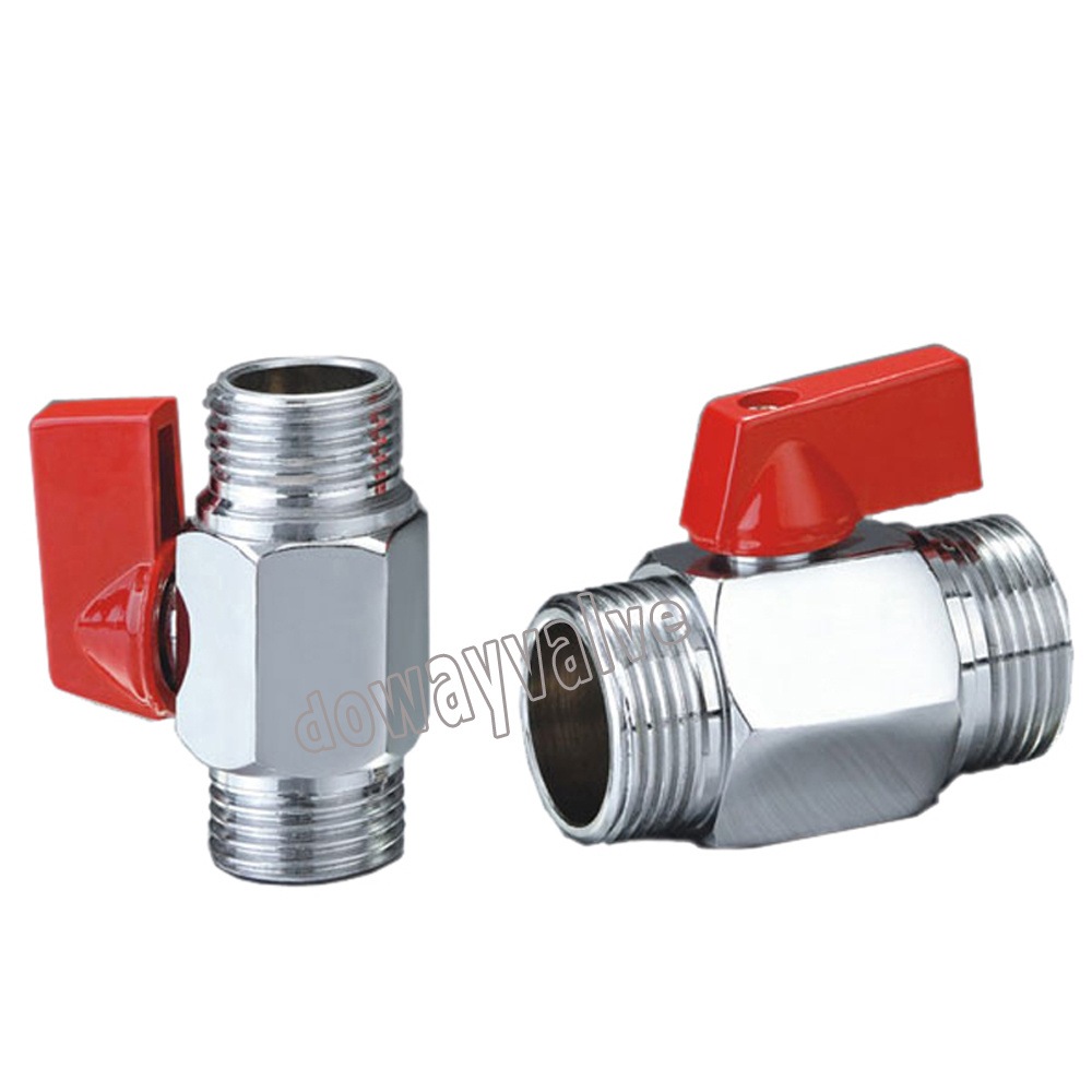 Pn16 Mini vanne &agrave; bille en laiton M / F