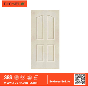 Interior HDF White Primer Door Skin Natural Veneer Door Skin Supplier