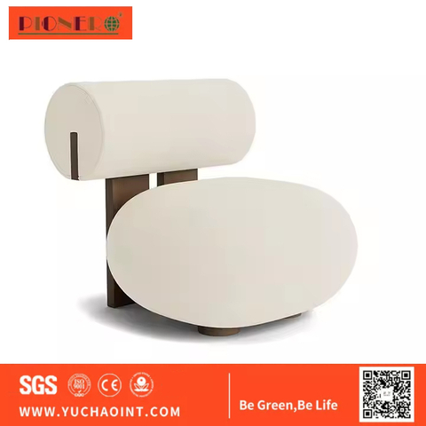 Nordic Modern Solid Wood Leisure Arm Chair Lounge Teddy Shepa Accent Single Lazy Boucle Sofa Chairs for Living Room