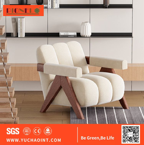 Competitive Price Living Room Furniture Dining Velvet Chair MID-Back Arm Chair Leisure Armchair with Gold Plating Legs