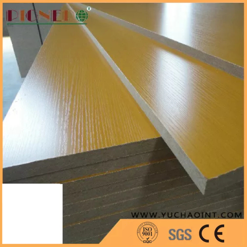 White Color Melamine Laminated MDF for Making Furniture