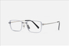 PA2223F Nylon square front with titanium eyewear glasses frame