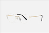 PA2194F oval nylon front with titanium eyewear glasses frame
