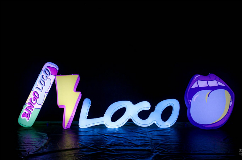 nflatable LED advertising cartoon