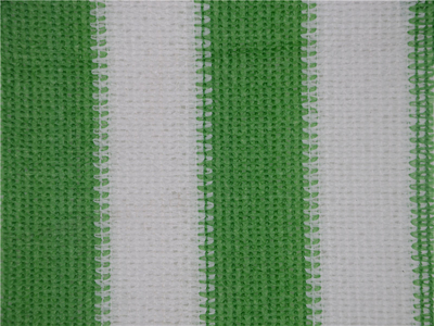 HDPE Estabilizador UV 6 Agujas Mono Blanco y Verde 150SM Red de Sombra