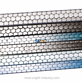 UV resistant honeycomb polycarbonate roofing sheets honeycomb hollow sheets for greenhouse roofing