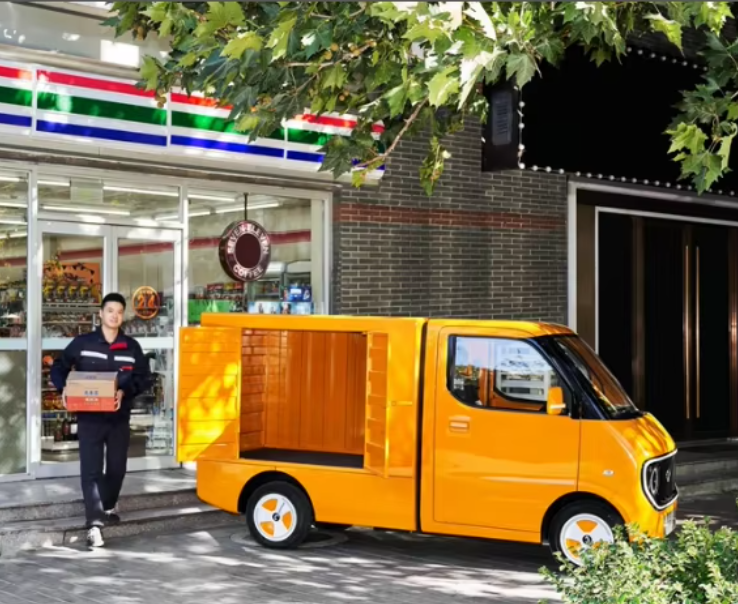 Supermercado Mini Cargo Electric Cargo Van Automatic EEC Camina con dirección RWD izquierda para una entrega eficiente realizada en China