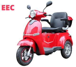 Street Legal 1000W Scooter eléctrico de 3 ruedas para personas mayores 