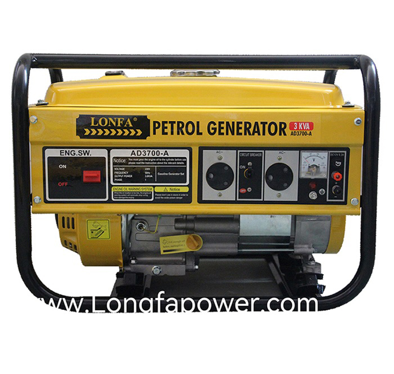 Portable 1KW 2KW 3KW 4KW 5KW 6KW 7KW Gasoline Petrol Generator for Home Use