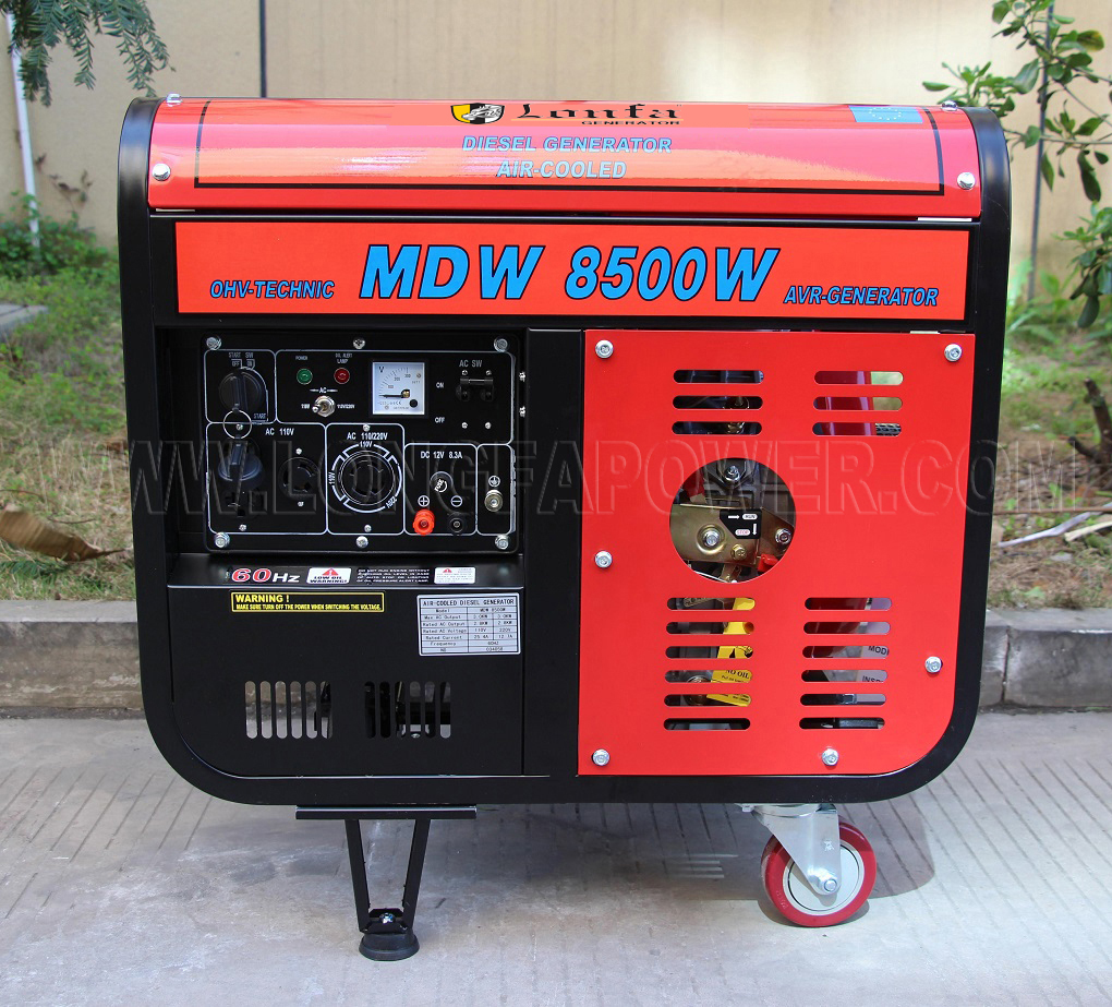 3KVA 110/220V PORTABLE OPEN TYPE DIESEL GENERATOR 