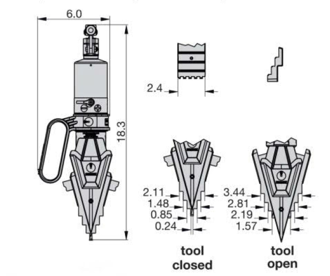 24 ton hydraulic spreader