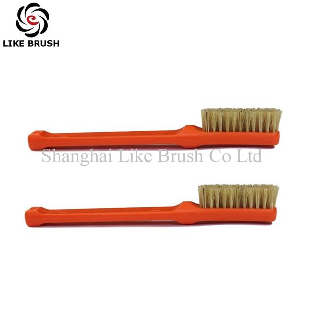 Pig Bristle Plastic Handle Cleaning Brushes