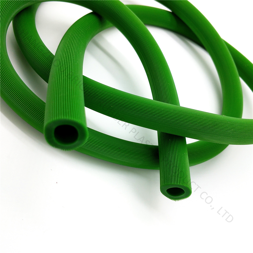 Food Grade Silicone Extrusion Green and Red Tube